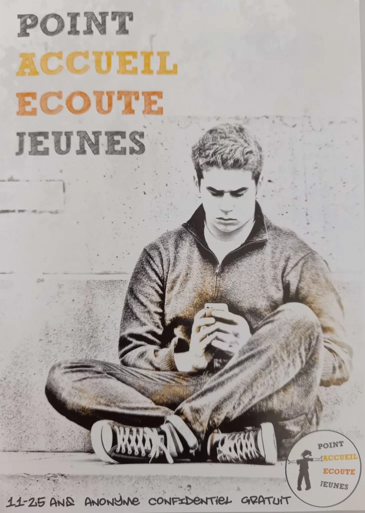 Affiche du Point d'Accueil et d'Écoute des Jeunes (PAEJ)